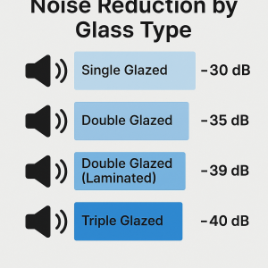 Noise vs glass spec infographic