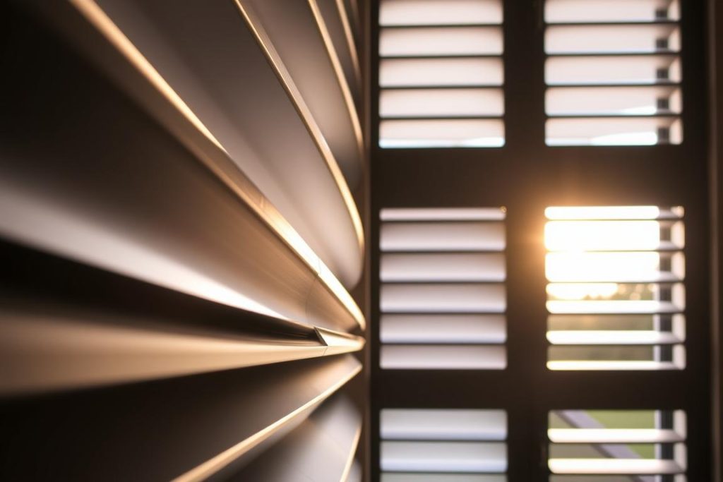 Louvre windows providing ventilation in an Australian home