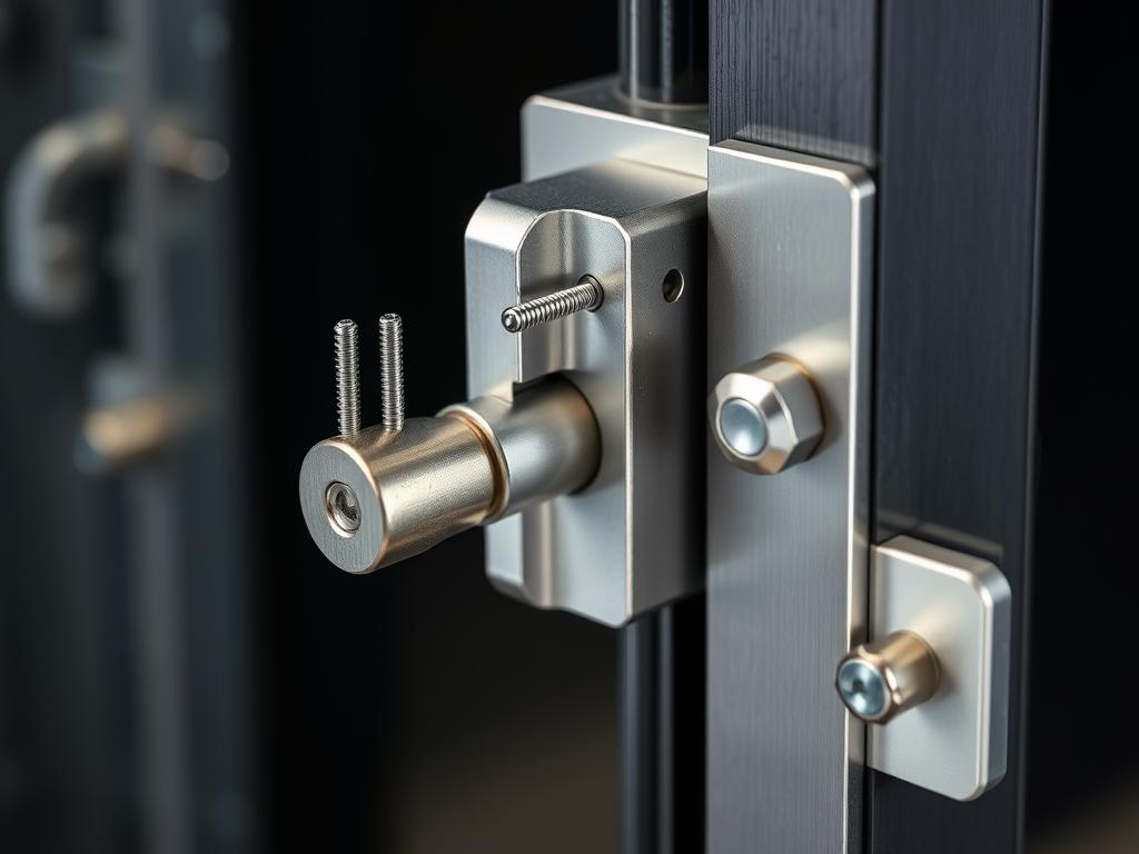 Multi-point locking system for sliding doors security