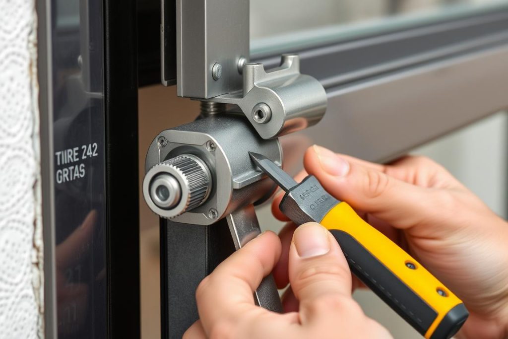 Repairing sliding door rollers and tracks