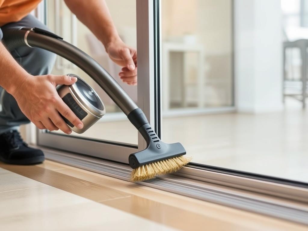 Simple maintenance of aluminium sliding doors