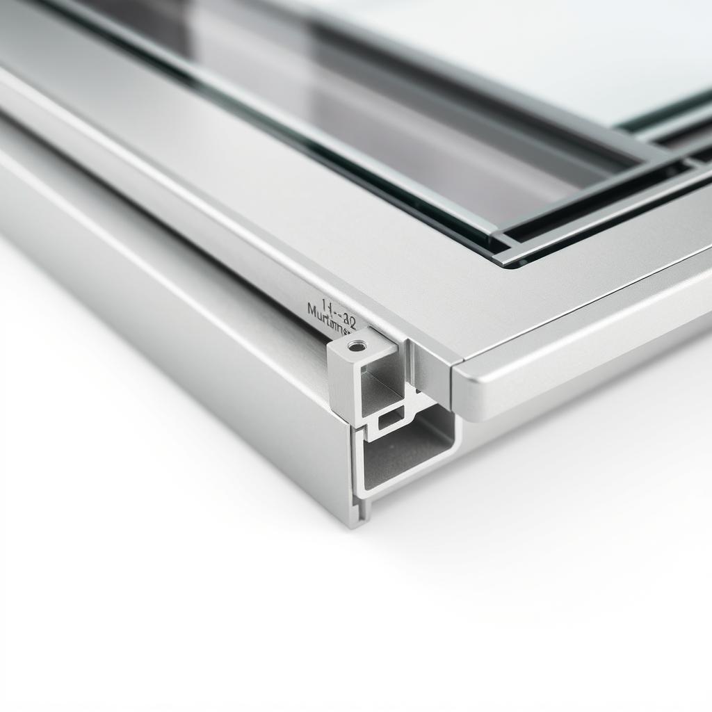 Close-up of aluminium louvre window frame showing corrosion-resistant finish suitable for bathroom installation