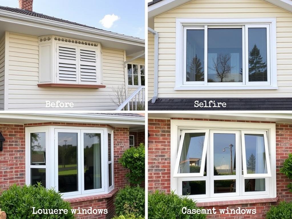 Comparison of louvre windows vs sliding and casement windows in Sydney homes