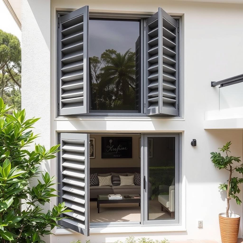 Mid-range louvre windows for Sydney homes around $2,500